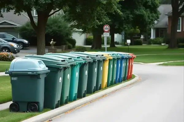 Residential garbage pickup service in Bloomfield neighborhood
